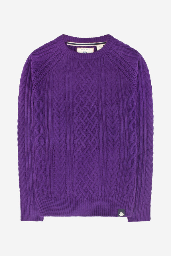 Humble Pioneer - Men's Regal Fisherman Cable Knit Jumper