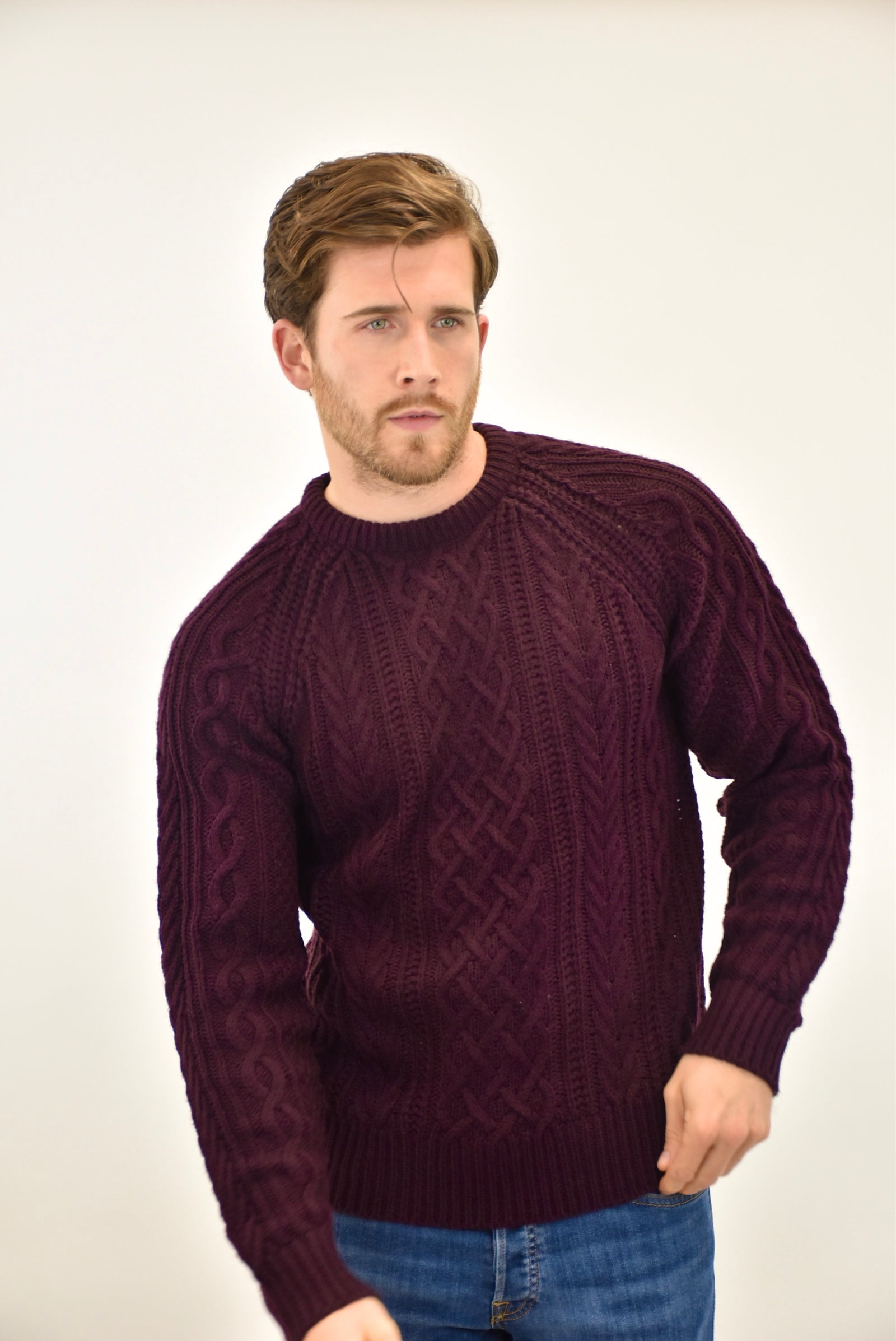 Mens maroon jumper sale