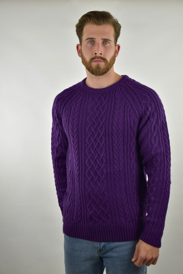 Humble Pioneer - Men's Regal Fisherman Cable Knit Jumper