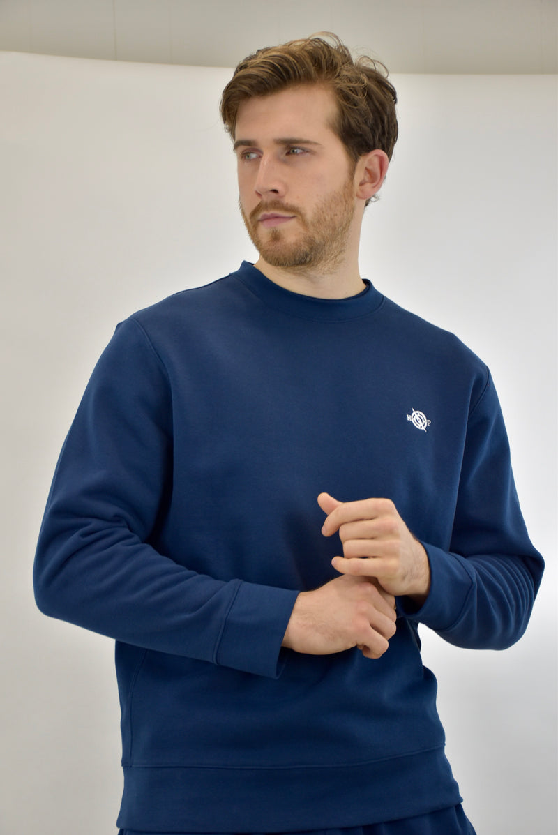 Humble Pioneer - Navy Fleece Sweatshirt