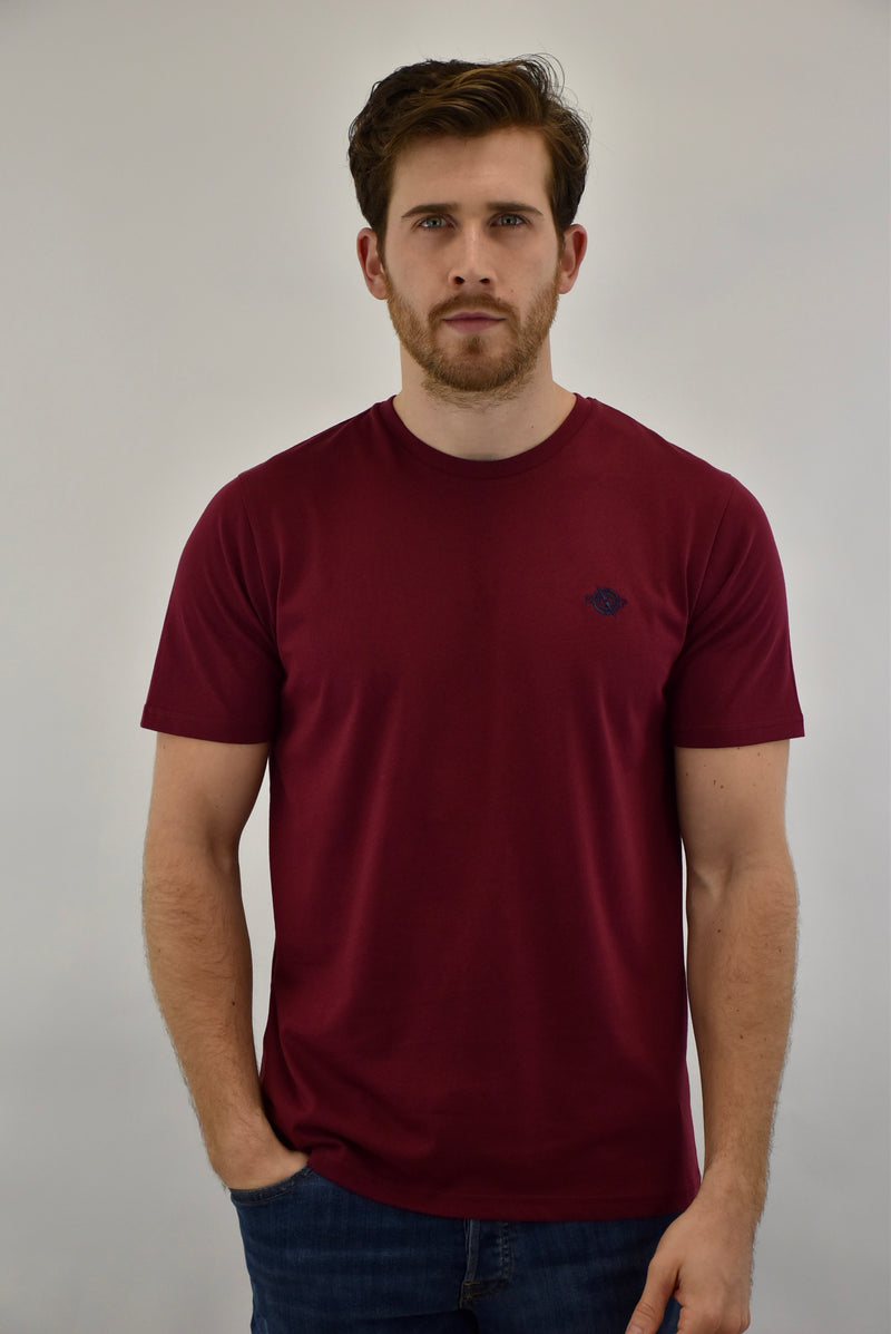 Humble Pioneer - Burgundy T-Shirt